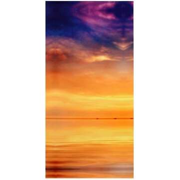 4Pcs/set Dolphin Sunset Sea Wall Decorative Paintings Canvas Print Art Pictures Frameless Wall Hangi