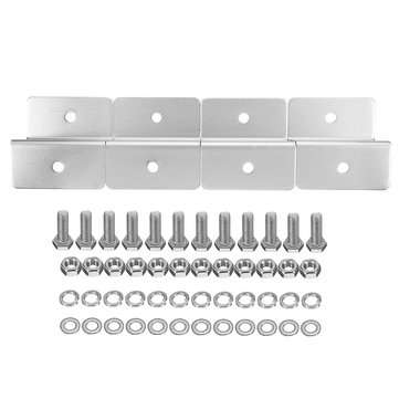 4pcs ZB-01 Solar Panel Mounting Z Brackets Aluminum Alloy Tools Kit for Motorhomes and Yachts