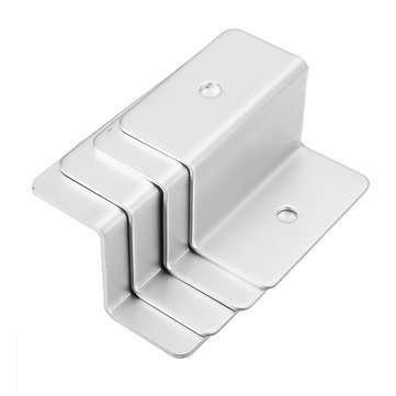 4pcs ZB-01 Solar Panel Mounting Z Brackets Aluminum Alloy Tools Kit for Motorhomes and Yachts