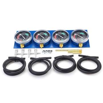 4x Motorcycle Carburetor Carb Fuel Vacuum 2/4 Cylinder Gauge Balancer Synchronizer Diagnostic Tool
