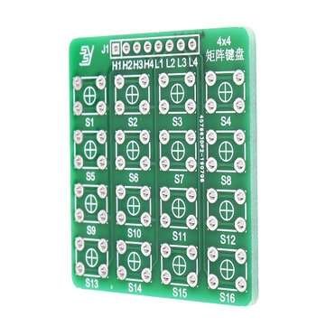 4X4 Matrix Keyboard Tact Touch Switch MCU Learning Board Development Board External Expansion Kit