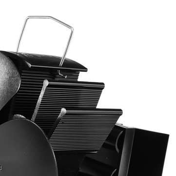 5 Blade Heat Self-Power Stove Fan Wall Mounted Magnetic Fireplace Eco Fan