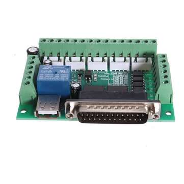 5 Axis Stepper Driver For Mach3 Protection Transmission Anti Reverse Module Board CNC Controller