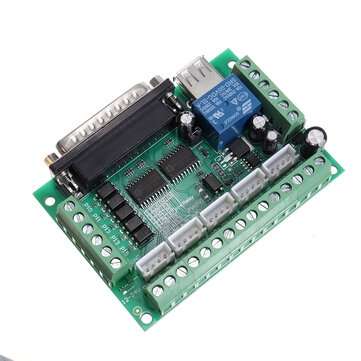 5 Axis Stepper Driver For Mach3 Protection Transmission Anti Reverse Module Board CNC Controller