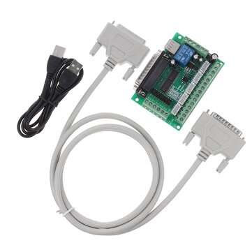 5 Axis Stepper Driver For Mach3 Protection Transmission Anti Reverse Module Board CNC Controller