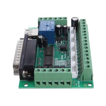 5 Axis Stepper Driver For Mach3 Protection Transmission Anti Reverse Module Board CNC Controller