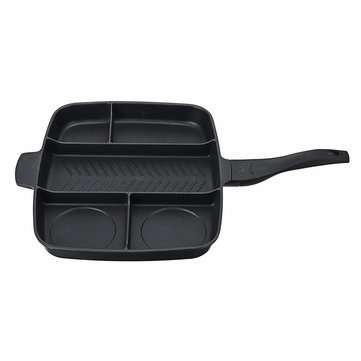 5 In 1 Multifunction Non-Stick Divided Grill Frying Pan Cooking Pan Induction