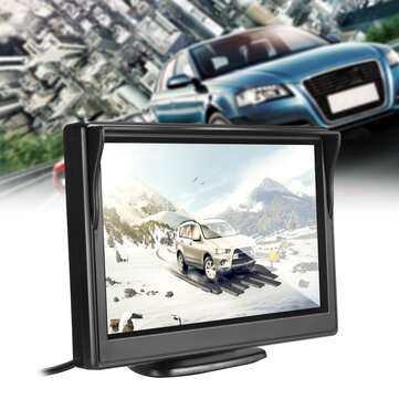 5 Inch TFT LCD Car Rear View Backup Reverse Monitor Parking Night Vision LED Backlight Display Multi