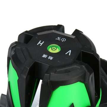5 Line Laser Level Green Light Self Leveling 3D 360 Rotary Cross Measure Tools