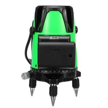 5 Line Laser Level Green Light Self Leveling 3D 360 Rotary Cross Measure Tools