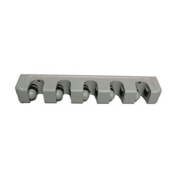 5 Position 6 Hooks Wall Mounted Mop Broom Holder Hanger Kitchen Shelf Storage Holder Home Garage Sto