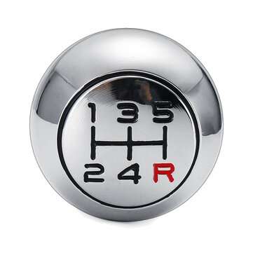 5 Speed Car Manual Gear Shift Knob Stick For 106 206 207 307 407 408 508 Aluminu (STYLE: A)