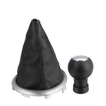 5 Speed Gear Shift Knob Shifter Chrome Silver with Dust Cover For Suzuki Swift SX4 Alto