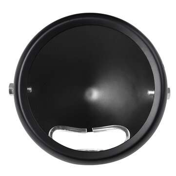 5.75`` Round Motorcycle LED Headlight Mount Housing Bucket Bracket For Bike Blk