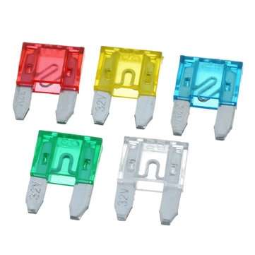 50 Pcs 10A To 30A Mini Size Auto Insurance Tablets Fuse Kit Car Insurance Tablets Blade