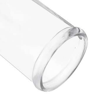 500mL Lab Glass Erlenmeyer Conical Flask Bottle w/ Rim Borosilicate Laboratory Glassware