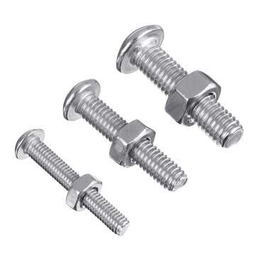 500pPCS Stainless Steel Hex Socket Cap Head Bolts Screws Nuts M3 M4 M5 304 Kit