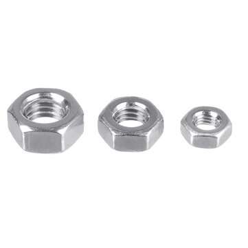 500pPCS Stainless Steel Hex Socket Cap Head Bolts Screws Nuts M3 M4 M5 304 Kit