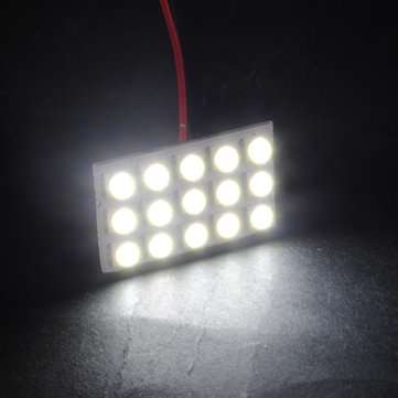 5050 15SMD Car White LED Interior Dome Door Reading Panel Light