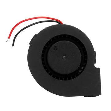 5015 24V Cooling Turbo Fan Brushless Extruder DC Cooler Blower Black Plastic Fan For Reprap 3D Print