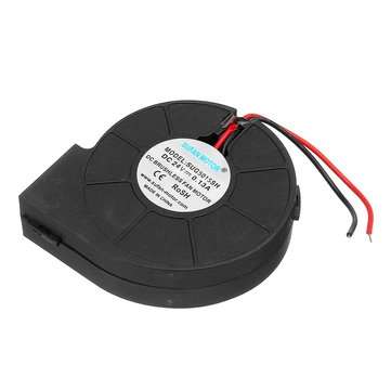 5015 24V Cooling Turbo Fan Brushless Extruder DC Cooler Blower Black Plastic Fan For Reprap 3D Print