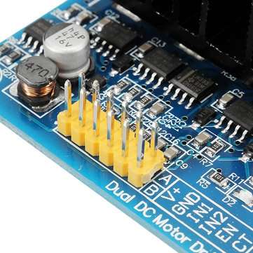 50A Dual-Channel H Bridge Motor Driver Module Robot Chassis Servo