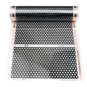 50cm 2M Floor Heating Film Infrared Underfloor Film Pads Honeycomb Reticulated 220V