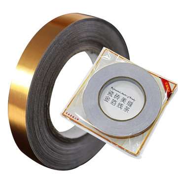 50M Self Adhesive Kitchen Anti-moisture Waterproof Floor Tile Tape Wa... (COLOR1: GOLD | SIZE.: 5MM)
