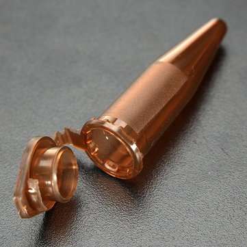 50Pcs 1.5mL Conical Bottom Centrifuge Tube Graduated Brown Polypropylene EP Tube