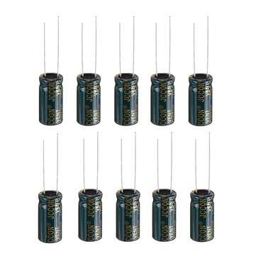 50Pcs 10V 3300UF High Frequency Low ESR Radial Electrolytic Capacitor