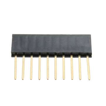 50pcs 10P 2.54MM Stackable Long Connector Female Pin Header
