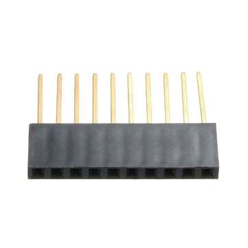 50pcs 10P 2.54MM Stackable Long Connector Female Pin Header