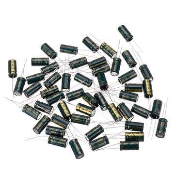 50Pcs 16V 1500UF 10 x 20MM High Frequency Low ESR Radial Electrolytic Capacitor
