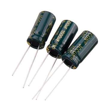 50Pcs 16V 1500UF 10 x 20MM High Frequency Low ESR Radial Electrolytic Capacitor