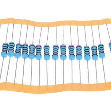 50pcs 1W 20KR Metal Film Resistor 1% 20K ohm Resistance