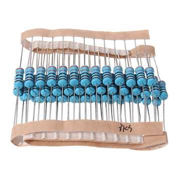 50pcs 1W 3.3KR Metal Film Resistor 1% 3.3K ohm Resistance