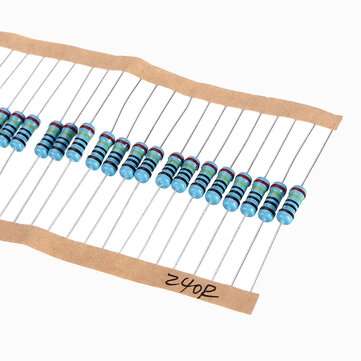 50pcs 1W 240R Metal Film Resistor 1% 240 ohm Resistance