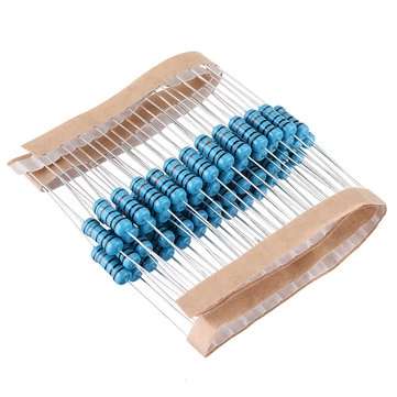 50pcs 1W Metal Film Resistor 1% 100K ohm