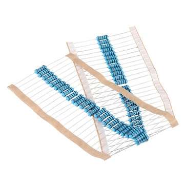 50pcs 1W Metal Film Resistor 1% 100K ohm
