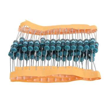 50Pcs 1W Metal Film Resistor 1% 390R 390 Ohm