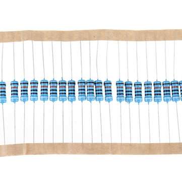 50pcs 1W Metal Film Resistor 1% 910K ohm