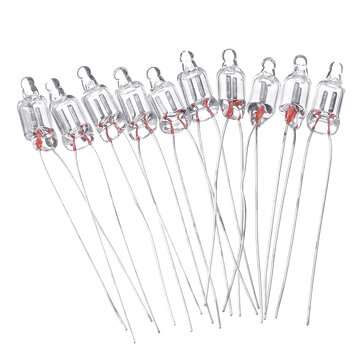 50Pcs 220V 5*12MM Neon Bubble Tube Neon Bubble Lamp Neon Bubble Indicator