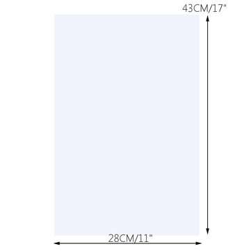 50Pcs 28x43cm WaterProof Inkjet Transparency PET Film for Screen Printing