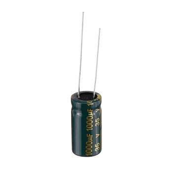 50Pcs 35V 1000UF 10 x 20MM High Frequency Low ESR Radial Electrolytic Capacitor
