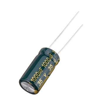 50Pcs 35V 1000UF 10 x 20MM High Frequency Low ESR Radial Electrolytic Capacitor