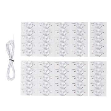 50Pcs 6V Lens Type LED Lamp Beads Particle Lamp Bar LCD TV TV Rear Projection Universal Lamp Bead Ba