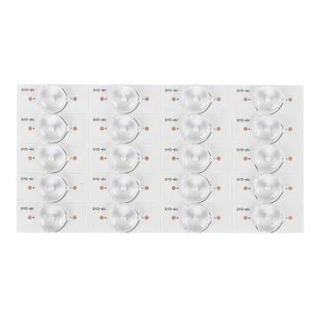50Pcs 6V Lens Type LED Lamp Beads Particle Lamp Bar LCD TV TV Rear Projection Universal Lamp Bead Ba