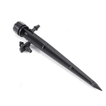 50Pcs 8 Holes Drip Emitters Perfect for 4mm / 7mm Tube Adjustable 360 Degree Water Flow Drip Irrigat