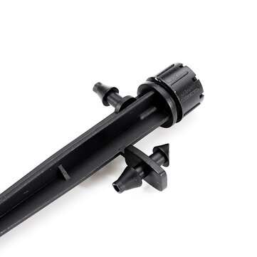 50Pcs 8 Holes Drip Emitters Perfect for 4mm / 7mm Tube Adjustable 360 Degree Water Flow Drip Irrigat