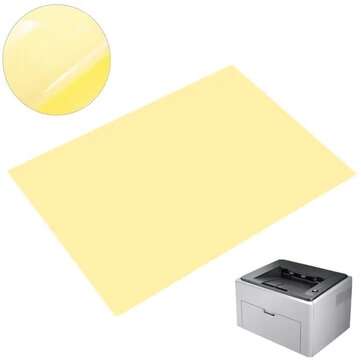 50pcs A4 Printing Paper Clear Transparent Film Self Adhesive For Laser Printer Office School Supplie